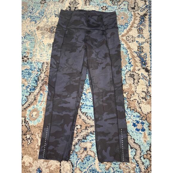 Lululemon Fast and Free Crop 4 - Picture 1 of 6